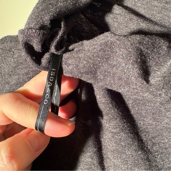 Isda & Co Dark Gray Mock Neck Long Sleeve Shirt - Picture 5 of 6